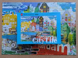 Heye Puzzle 1000 City Life I love Amsterdam ♥️