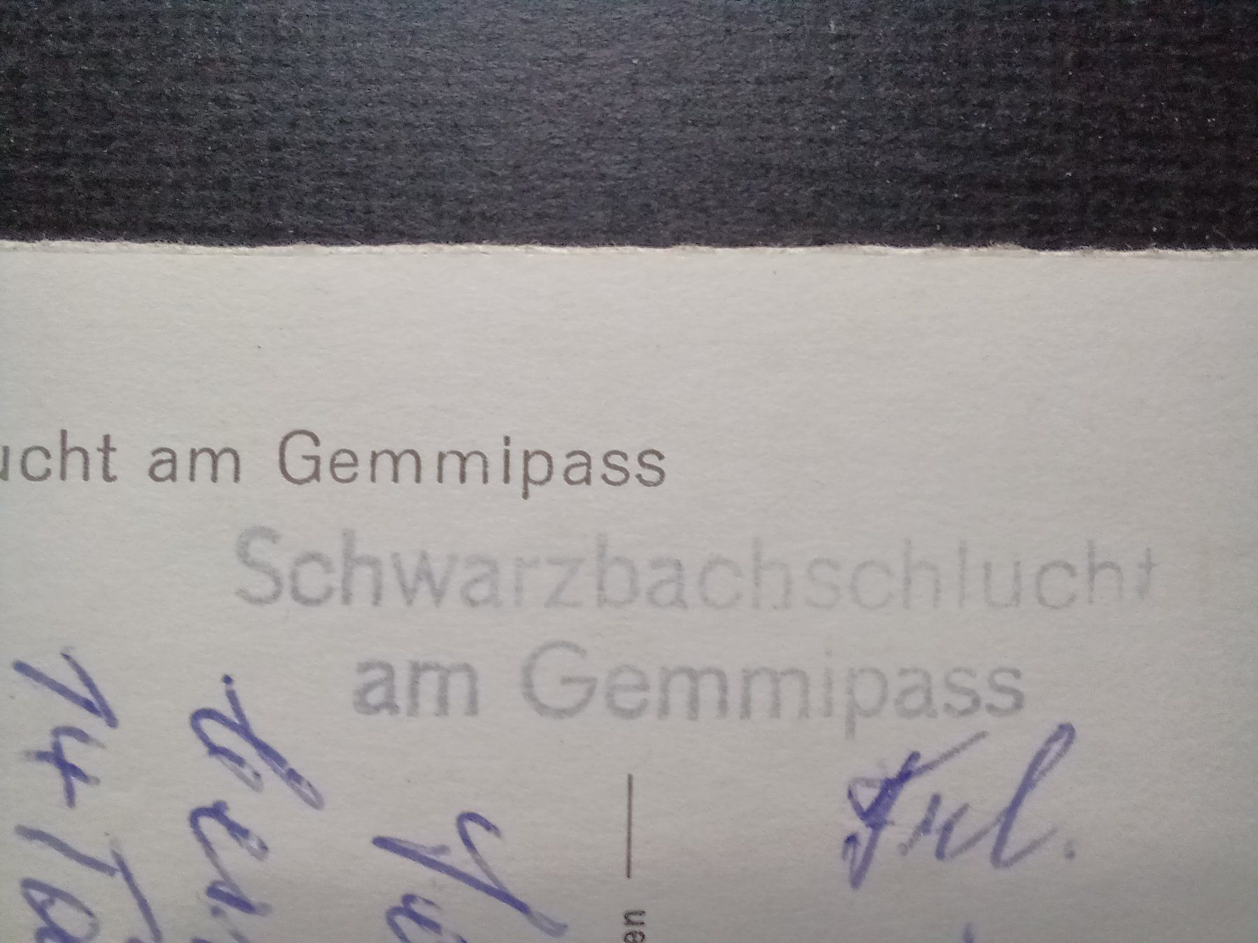 Cartoline postali: BE, Kandersteg, Schwarzbachschlucht, No.19207, – Usato da Aarau Rohr venduto da mgvw 3