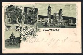 Litho Einsiedeln, Marienbrunnen, Chor de