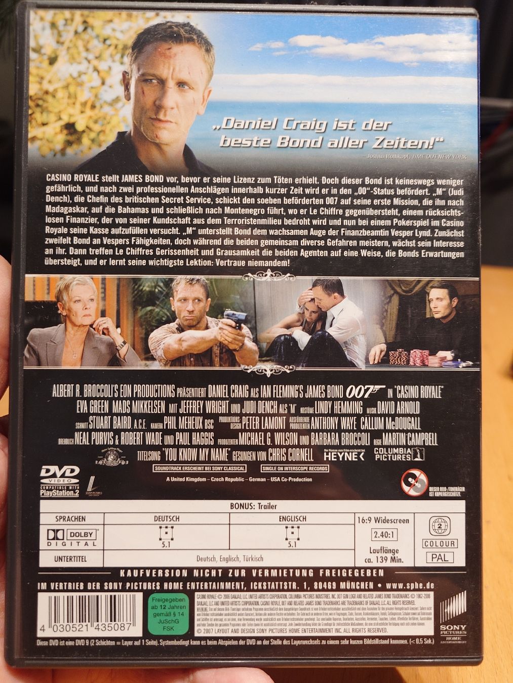 Tutti i DVDs: James Bond 007 Casino Royale DVD – Usato da Kirchberg BE venduto da Myford 1