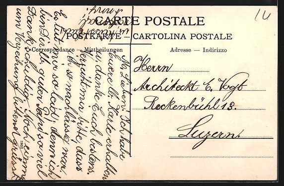 Cartoline postali: AK Flühli /LU, Gesamtansicht – Usato da Berlin venduto da bartko-reher 1