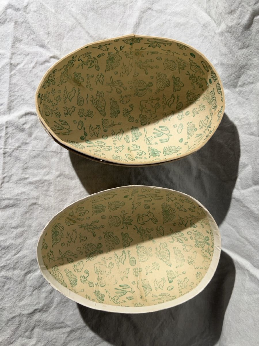 Tutte le decorazioni: Kleines Osterei aus Karton💛 – Usato da Richterswil venduto da elissecondhand 3