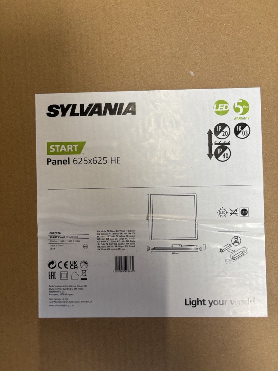 Lampes: SYLVANIA START Panel 625x625 HE neu – Neuf avec emballage d'origine à Seon par Future_Power_AG