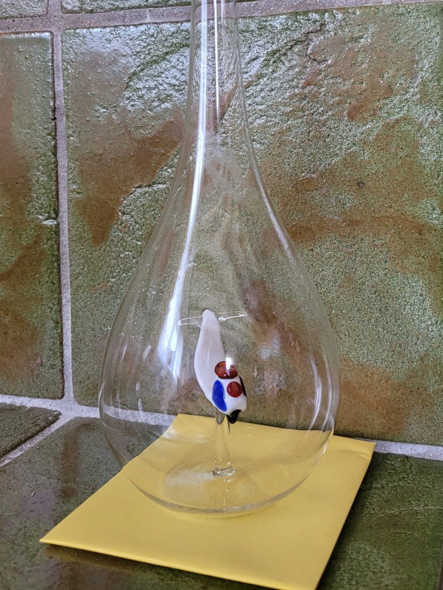 Altro: Mundgeblasene GLAS Schnapsflasche mit Vespa - Roller Objekt – Nuovo e nell'imballaggio originale da Nottwil venduto da echtMOMO 5