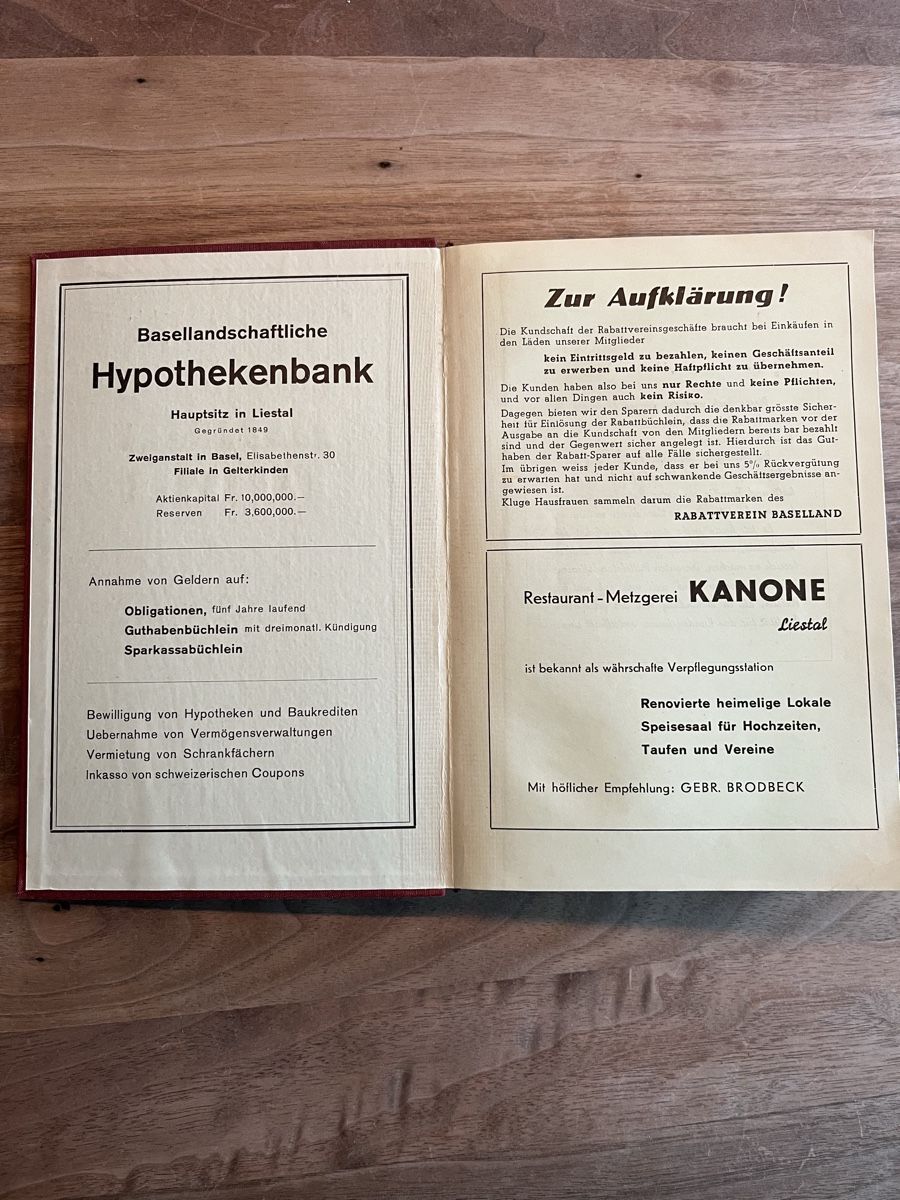 Libri: Baselbieter Hausbuch – Usato da Magden venduto da Jackevaro 3