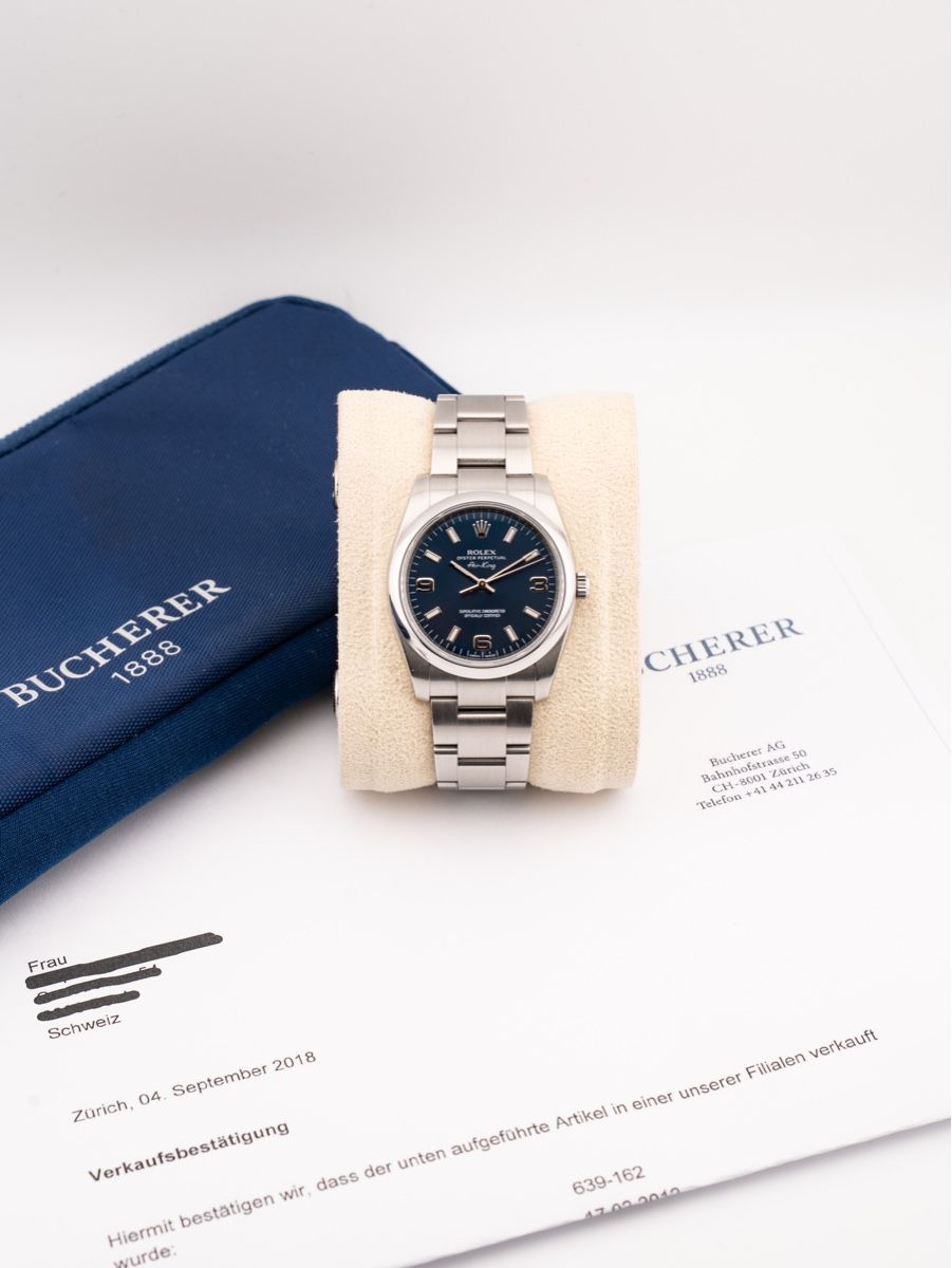 Rolex Orologi: Rolex Air King 34mm Blau – Usato da Zürich venduto da Timely_Deals 5