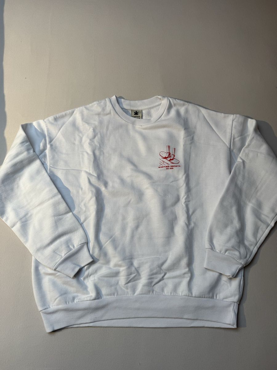 Kaotiko Pulls & Sweat-shirts: Pull blanc oversize Kaotiko S – Neuf avec emballage d'origine à Porrentruy par fee_24