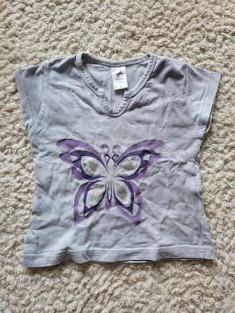 Sommerliches T-Shirt mit Schmetterling, Grösse 92