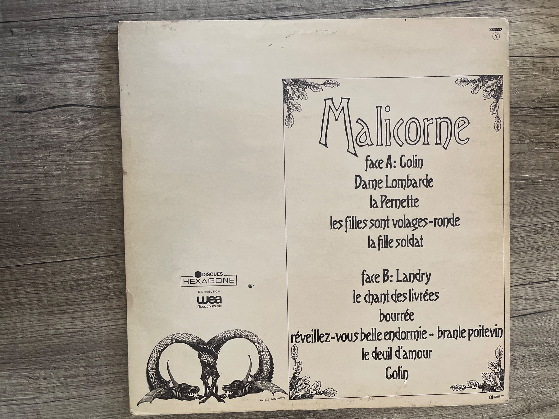Dischi in vinile: A357/Malicorne – Usato da Frutigen venduto da Philippe_jsp 1