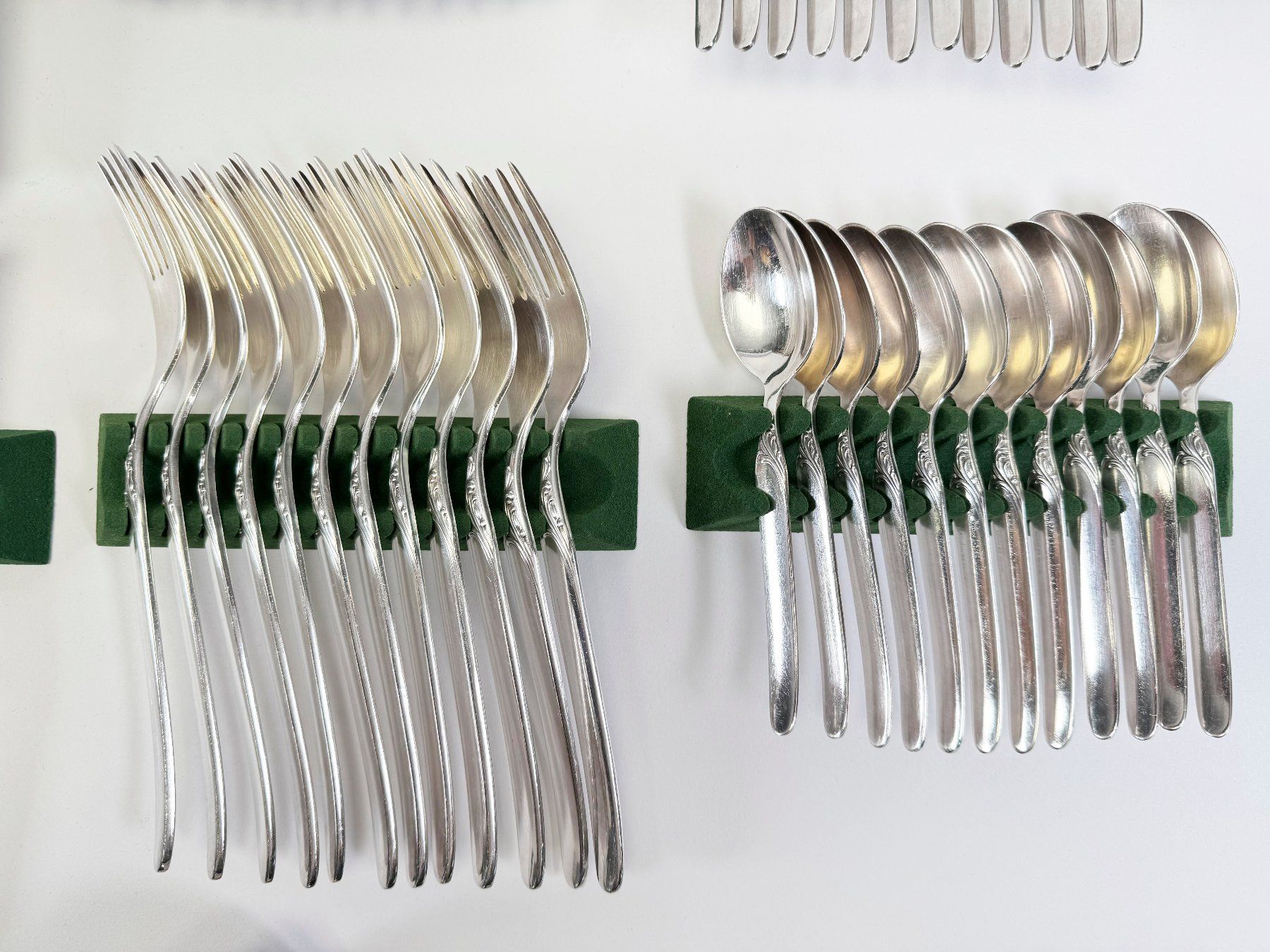 Set di posate: Versilbertes Besteck-Set Wirths 100 - 76-teilig - Vintage – Usato da Winterthur venduto da Anto-Bella 6