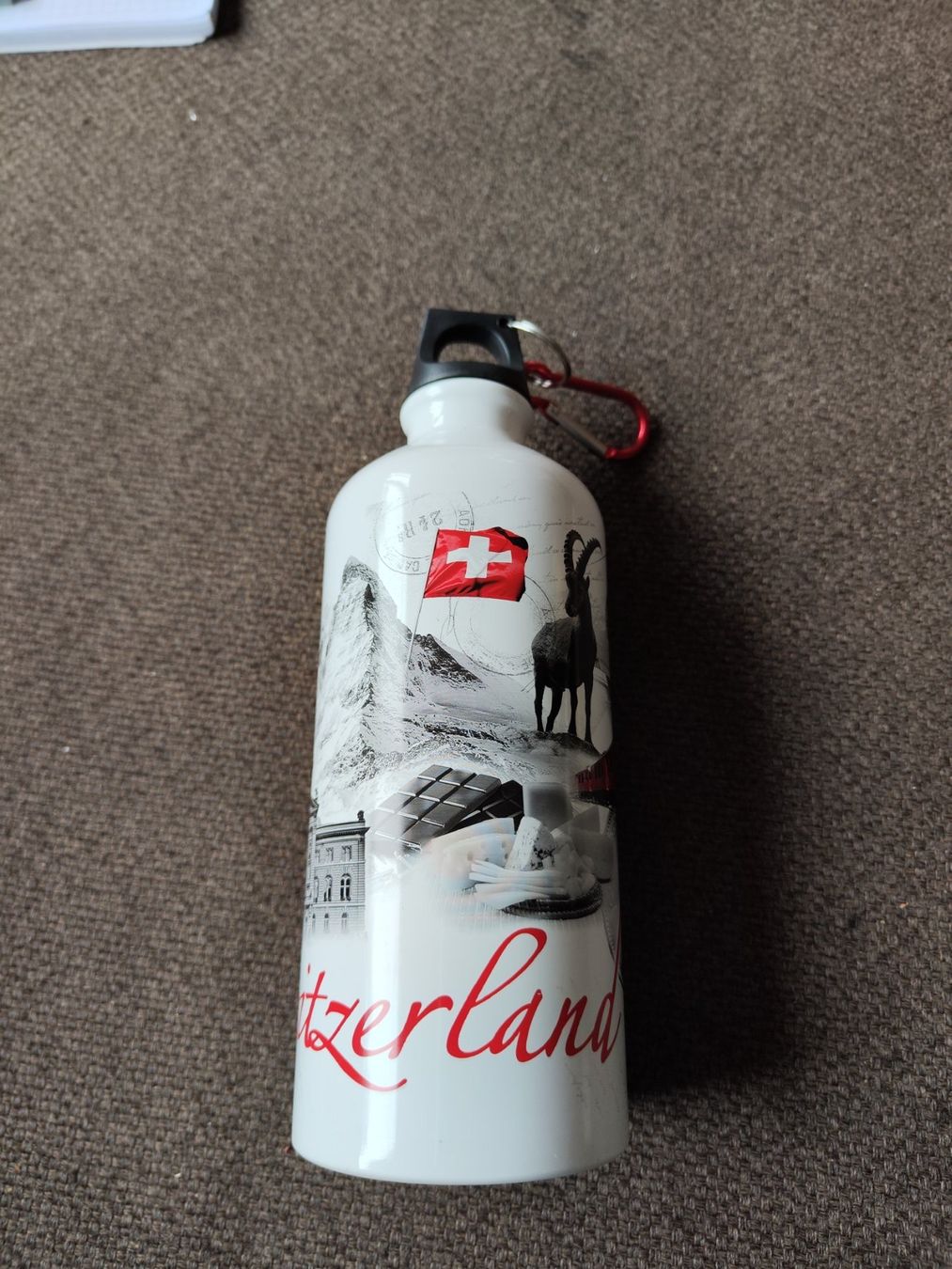 Borracce & Thermos: Aluminium Trinkflasche Marc Steiger – Nuovo e nell'imballaggio originale da Saas im Prättigau venduto da eve_22