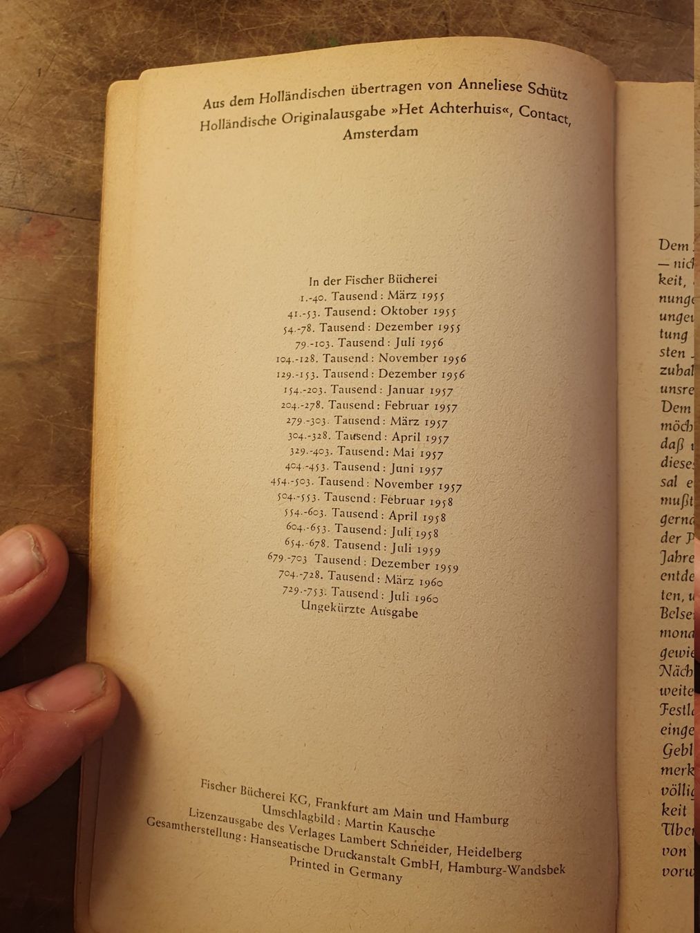 Bücher: Das Tagebuch der Anne Frank – Gebraucht aus Zürich von loosebone 3