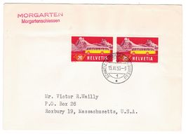 Lettre de Morgarten BPA A712 pour les USA le 15.XI.55