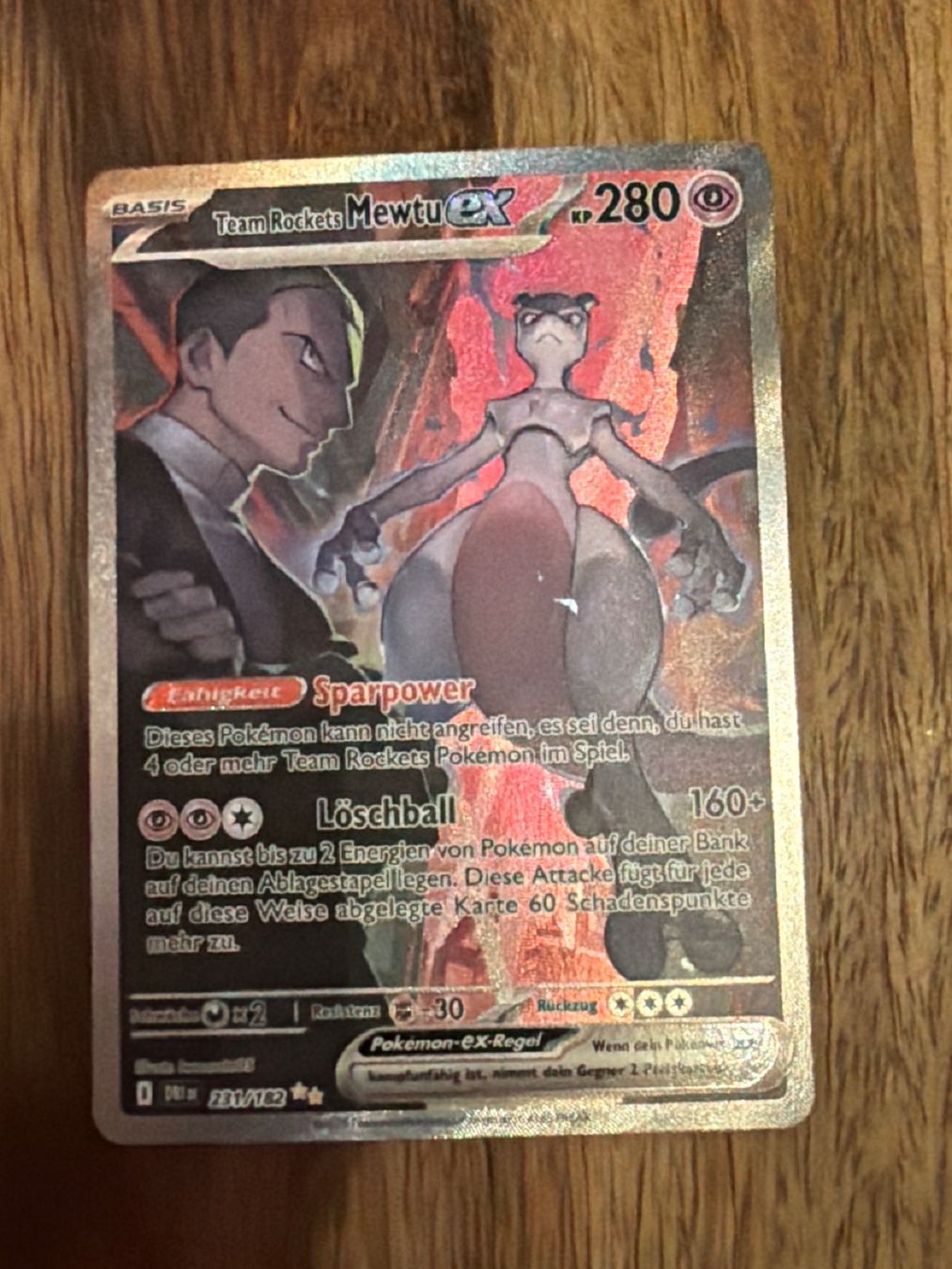 Pokémon Carte collezionabili: Pokemon Mewtu Alt Art – Usato da Wettingen venduto da Airjordan