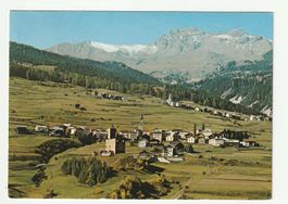 Postkarte Das Bergdorf Riom in Surses, Graubünden 20.08.1973