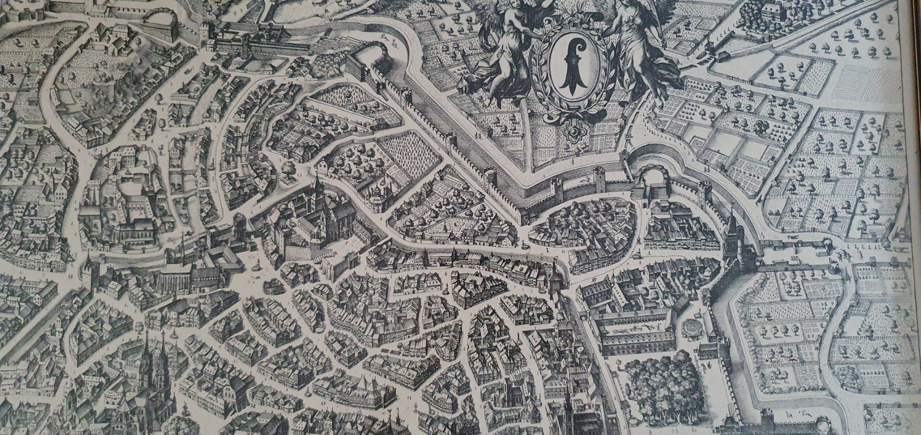 Foto & Immagini: Grosses Bild - Stadtplan Basel nach Merian – Usato da Kreuzlingen venduto da Rschweiz1 6