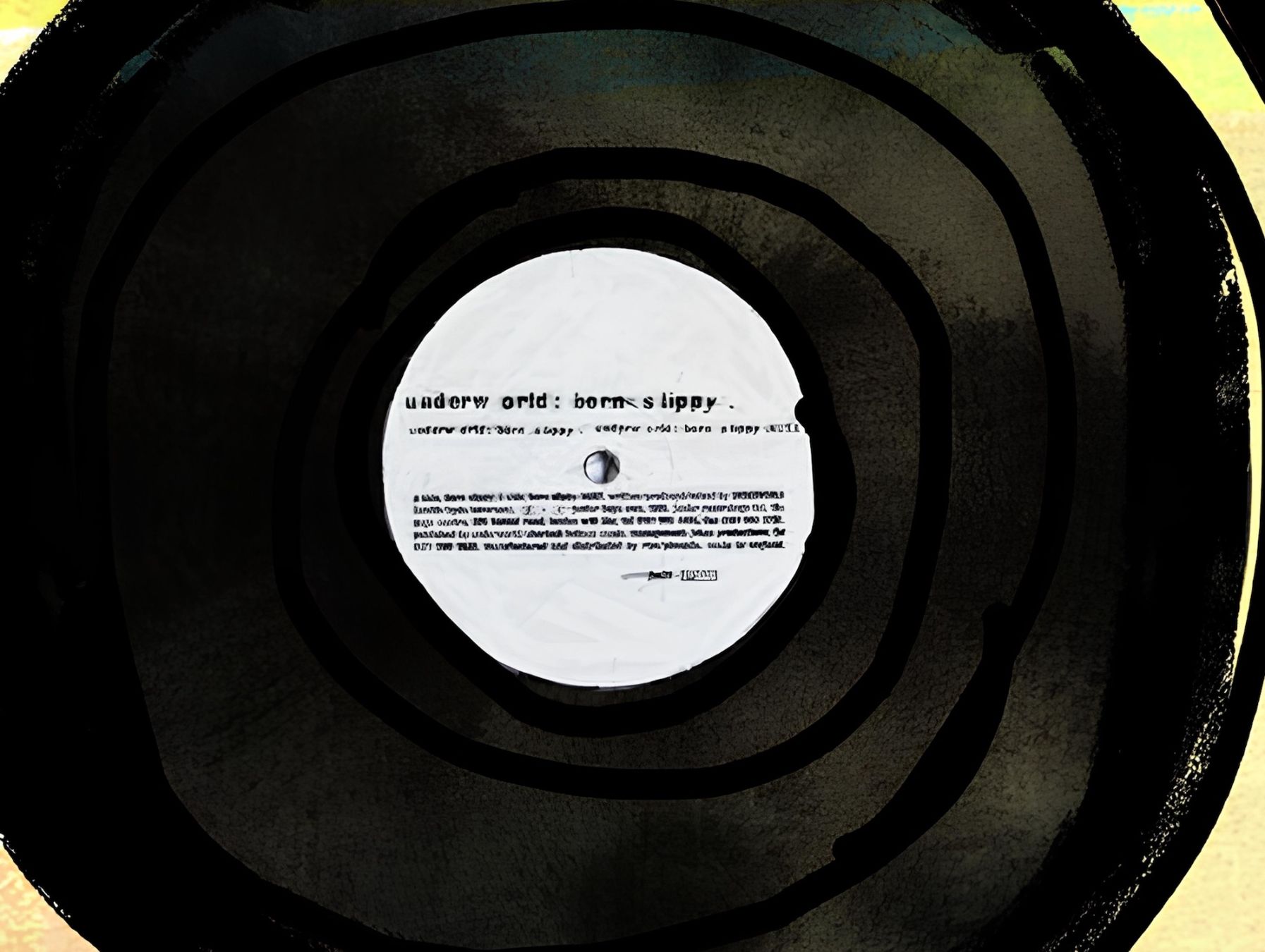 Poster & Bilder: Underworld Born Slippy Vinyl Turntable Trainspotting Bild – Neu (gemäss Beschreibung) aus St. Niklausen LU von Stefan_Bammert_Art 3