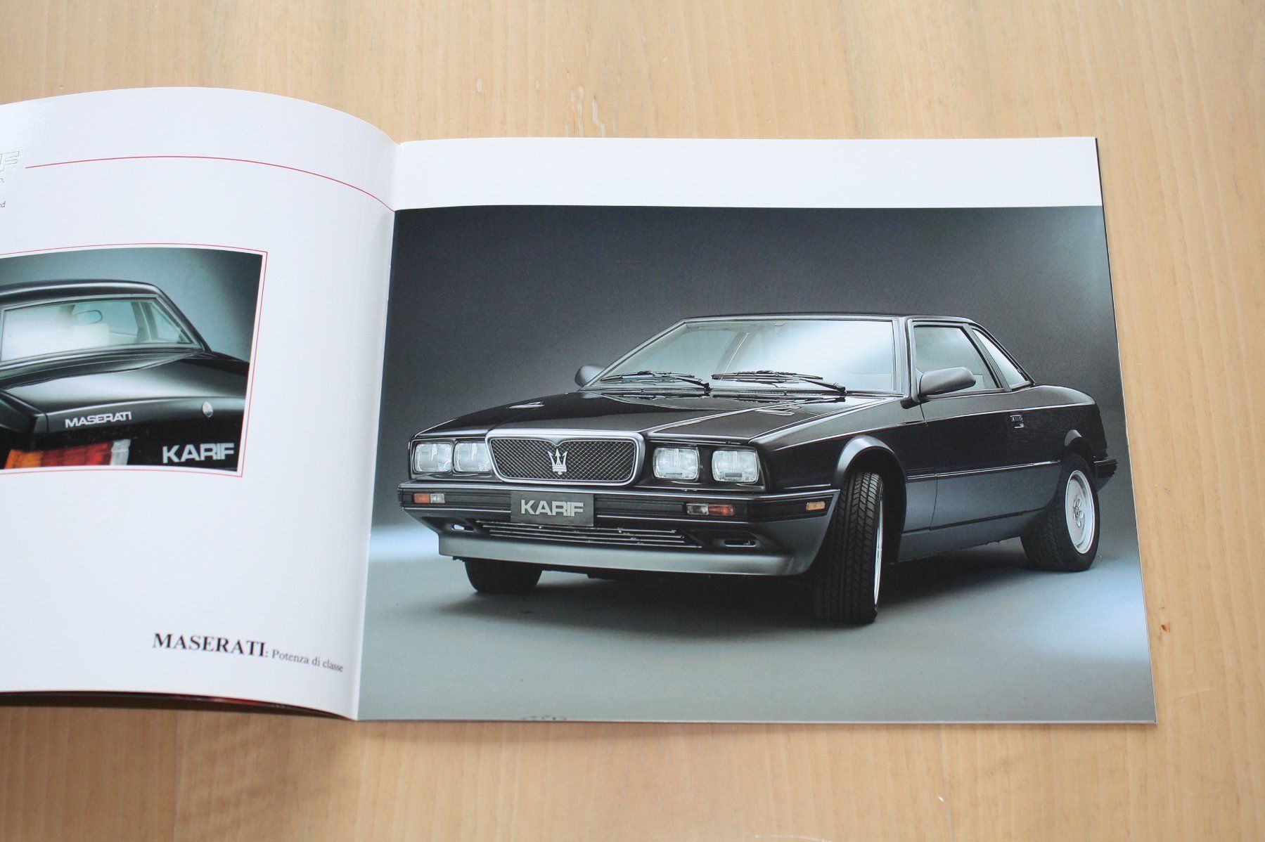 Maserati Documenti: Maserati Karif Hochglanz Prospekt – Usato da Wikon venduto da erwin400 2