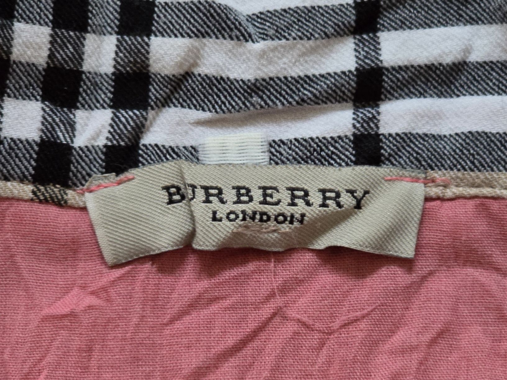 Tuniche: Damen Bluse Tunika rosa Gr L karierte Kragendetails – Usato da Teufenthal AG venduto da thuzsu 1