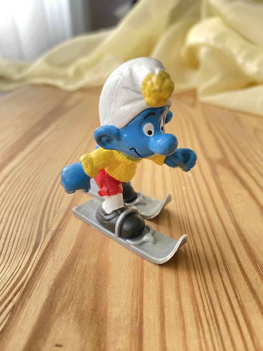 Schleich Statuette: Schlumpf Langlauf – Usato da Fehraltorf venduto da Marian4 1