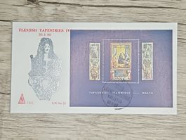 CL05 Enveloppe + Timbre Malte 1980