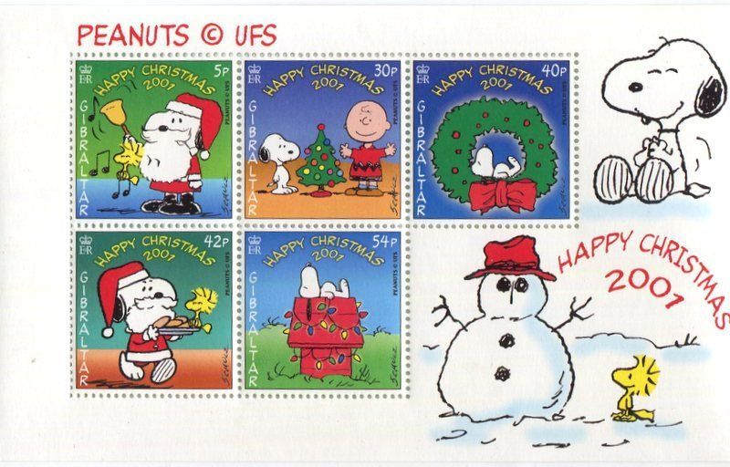 Tutti i francobolli: Block "Snoopy". Gibraltar. – Nuovo e nell'imballaggio originale da Basel venduto da Butsch5