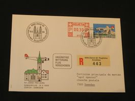 50 Jahre pro Aero Sonderflug 19.05.1988 Zürich - Samedan