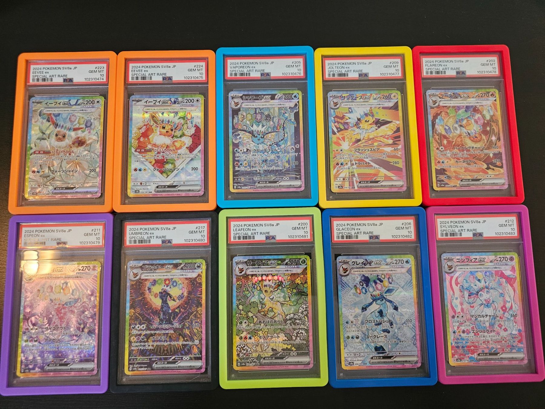 Pokémon Cartes à collectionner: Pokemon Terastal Festival Eevee Evolution Sequential PSA 10 – D'occasion à La Tour-de-Peilz par Fapssonax
