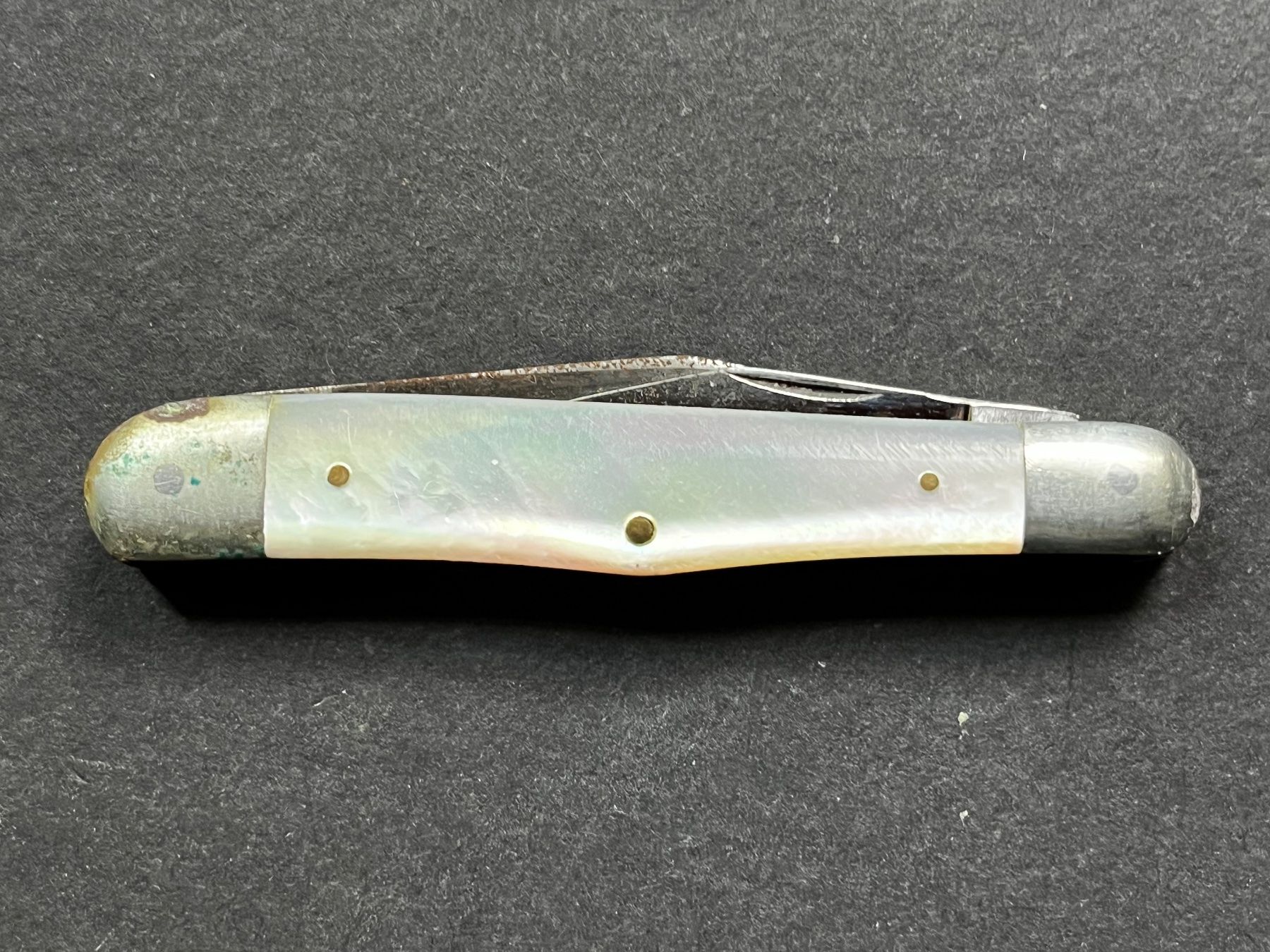 Solingen Coltelli tascabile: Antikes Sackmesser aus Solingen 79 mm - Perlmutt – Usato da Zürich venduto da FV.vintage 5