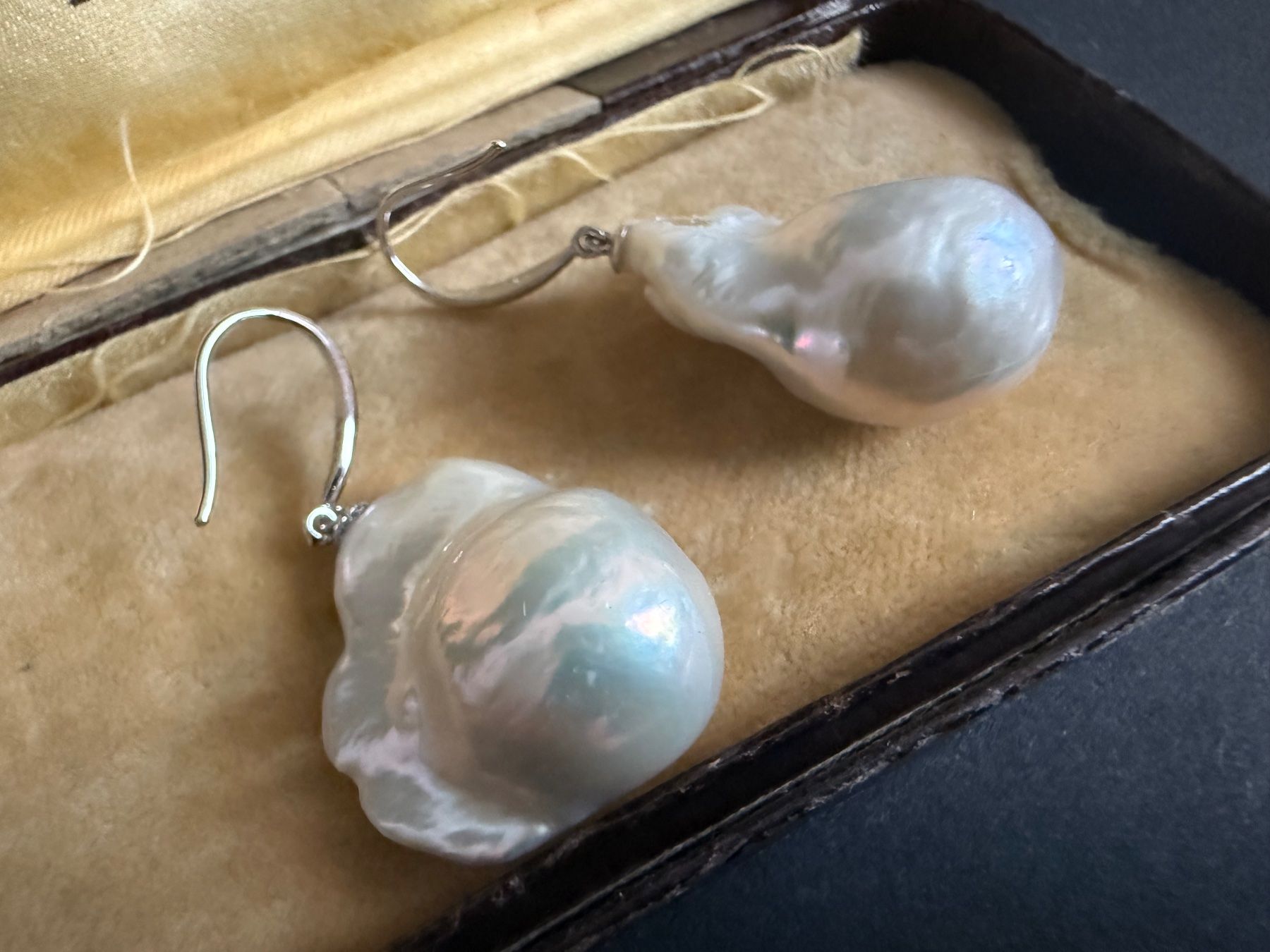 Boucles d'oreille: Silber Ohrringe mit Barockperlen 925 – D'occasion à Spiegel b. Bern par Rogger72