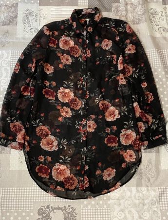 Chicoree Bluse Gr. L Blumenmuster gebraucht aber gut