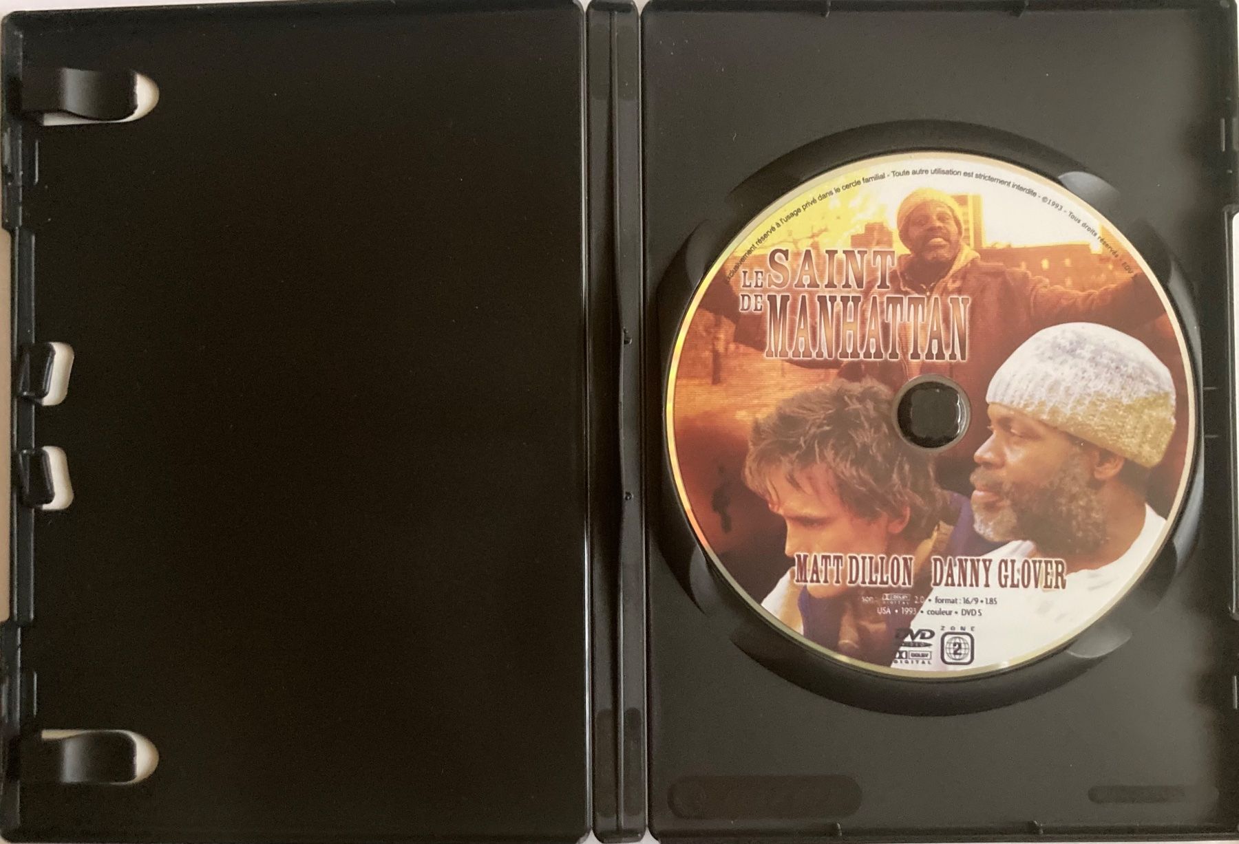 Tutti i DVDs: MATT DILLON / DANNY GLOVER - LE SAINT DE MANHATTAN – Usato da Poliez-Pittet venduto da Newtown-Records 2