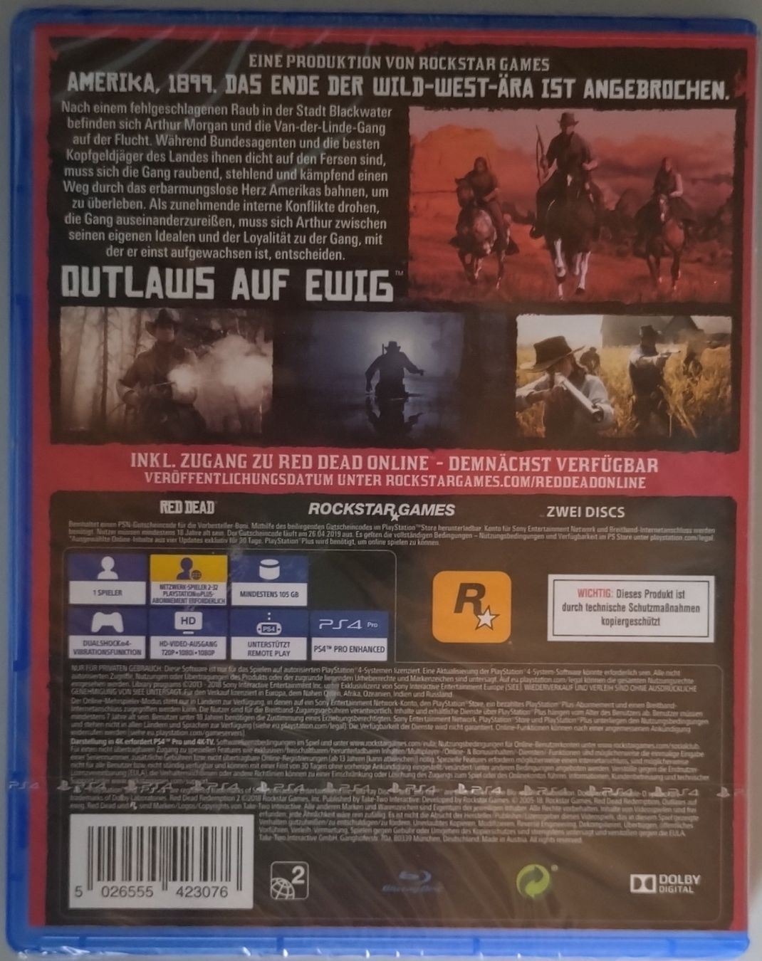 Sony Spiele: Red Dead Redemption II PS4 – Neu und originalverpackt aus Kreuzlingen von GoodTrade2412 1