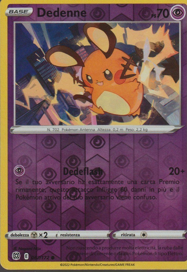 Pokémon Carte collezionabili: TCG POKEMON Astri Lucenti BRS 067/172 DEDENNE HOLO Reverse – Nuovo (secondo la descrizione) da Vezia venduto da Aquarius_Age