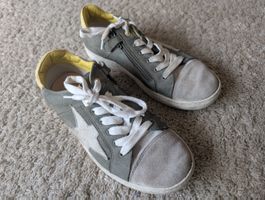 Halbschuhe Leder, Gr. 38