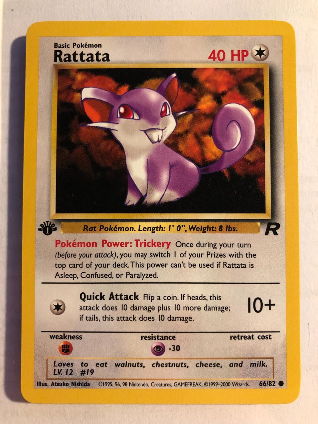 Carte collezionabili: Rattata 1st Team Rocket - MINT - ab 1.- – Usato da Giubiasco venduto da dan_pr8b