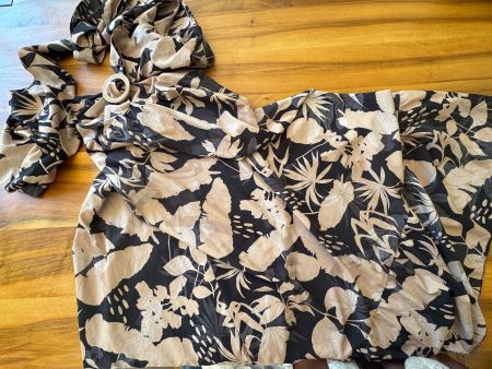 Luftiges Maxikleid Sommerkleid Tropical Print 1Size S/M/L