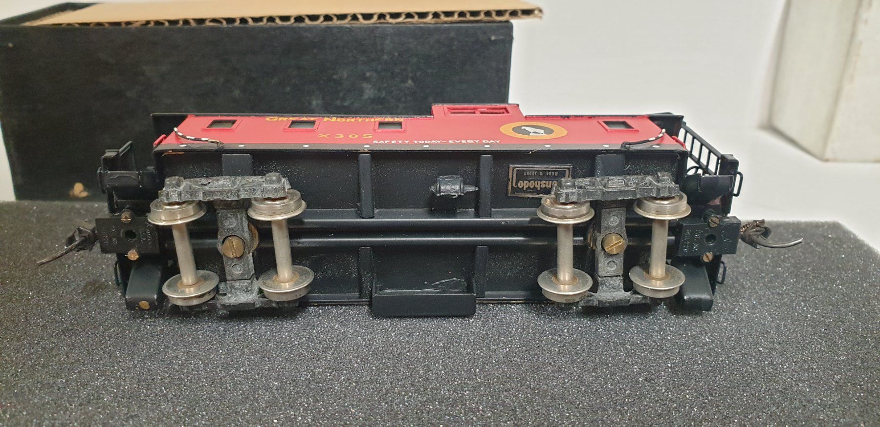 Modelleisenbahnen: Tenschodo Great Nothern Caboose  H0 – Gebraucht aus Neuenhof von ludovicco 6
