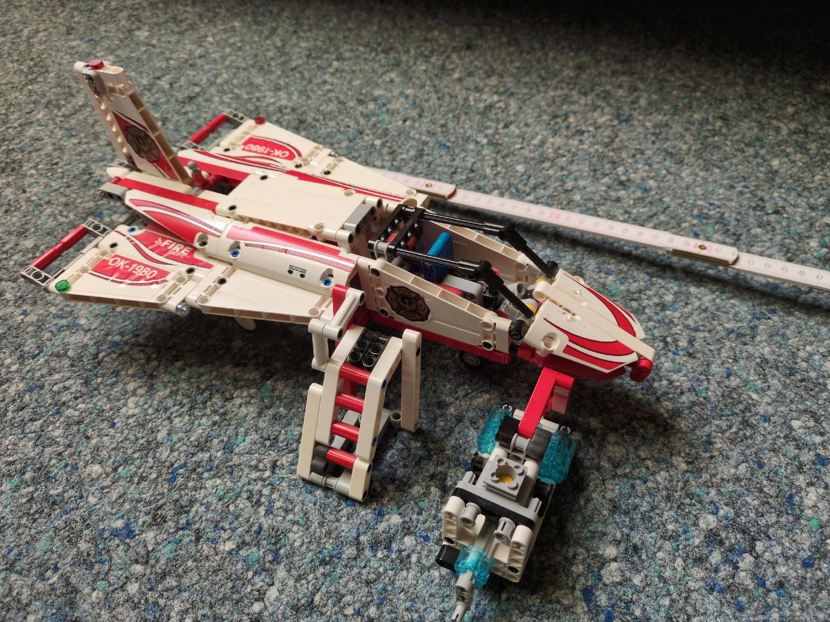 Lego Giocattoli: Legotechnik Flugzeug (Jet) – Usato da Aadorf venduto da zuf06 1