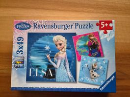 Ravensburger Puzzle Frozen 3x49 Teile / NEU