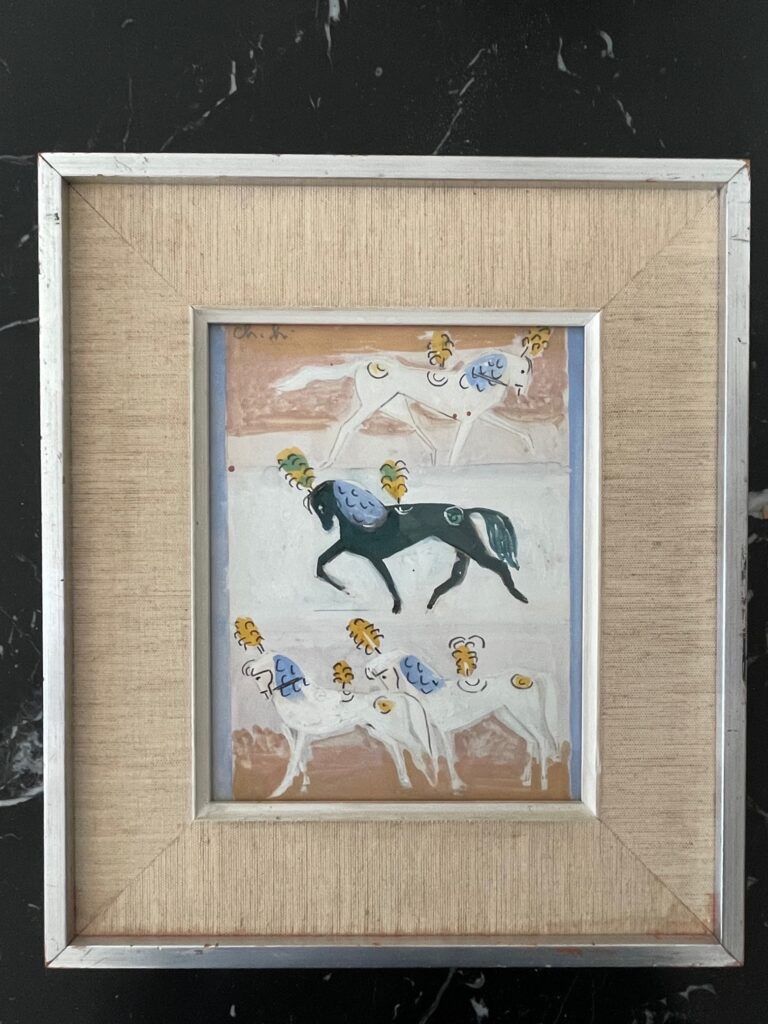 Dipinti: Wunderbare Rössli von Charles Hindenlang – Usato da Basel venduto da PAUL_ART 1