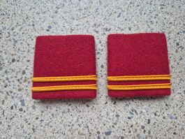 Gradabzeichen Patten Set Oberleutnant Artillerie 