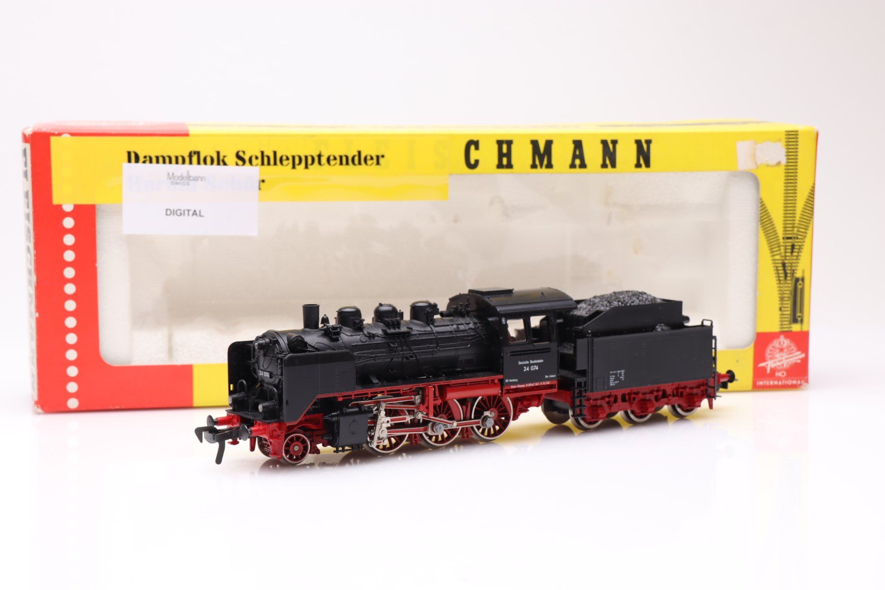 Fleischmann Modellini di ferrovie: Fleischmann 4140 DB BR 24 Dampflok DC Digital, H0 – Nuovo (secondo la descrizione) da Ried (Muotathal) venduto da Modellbahn.swiss