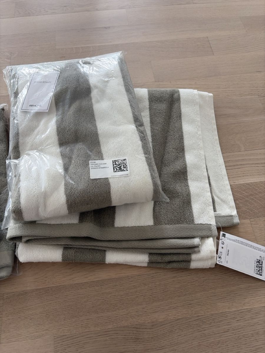 H&M Teli da bagno: Handtücher mit Streifen, neu – Nuovo e nell'imballaggio originale da Au ZH venduto da eac_gm25 2