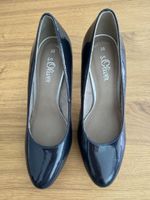 Pumps |dunkelblau |Lackoptik |Grösse 38| s.Oliver | NEU
