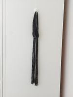 Echarpe fine noire et brillante