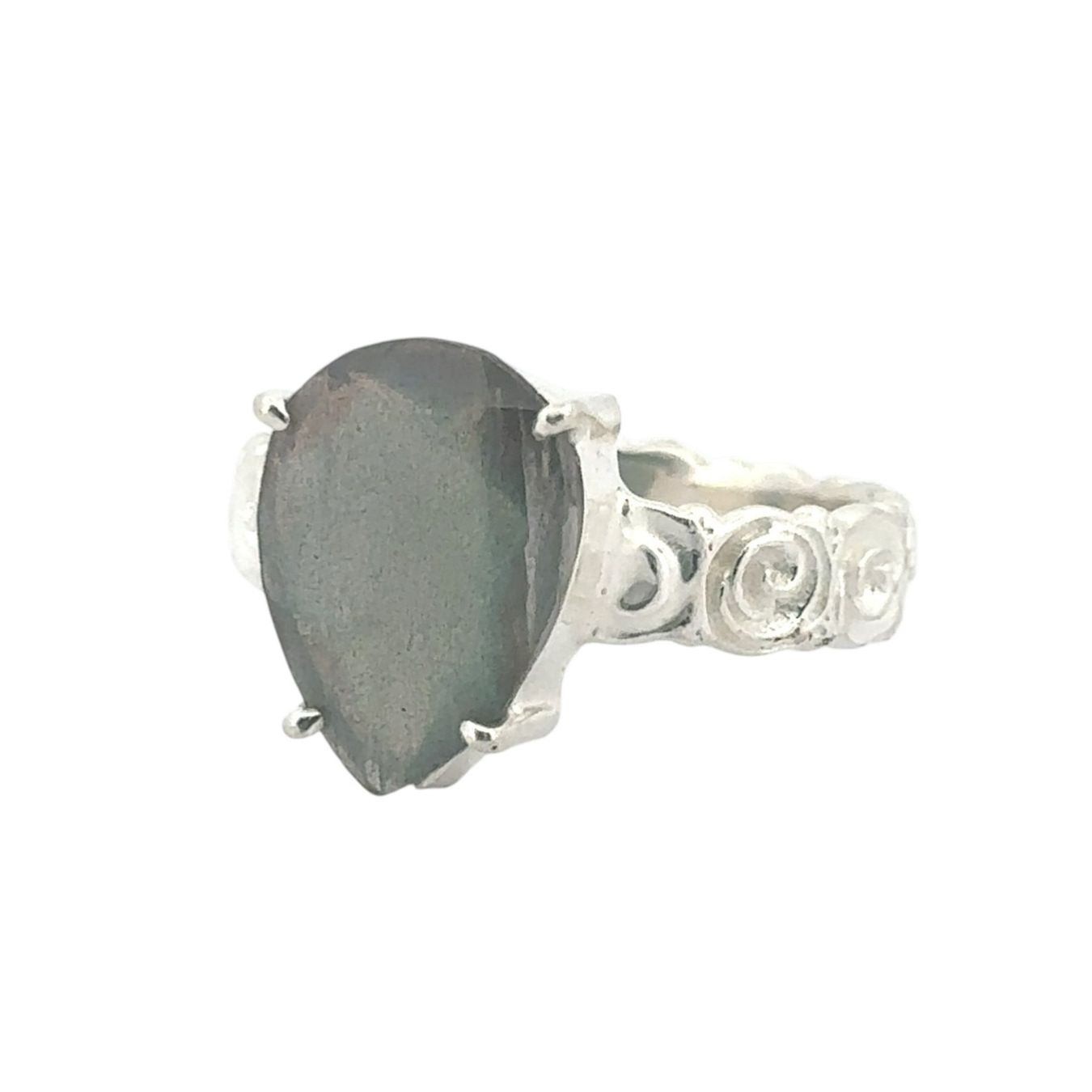Olga Ribler Anelli: Unikate Silber Ring 925 mit Labradorit  Grösse 59 – Nuovo (secondo la descrizione) da Luzern venduto da Schmuckoutlet 5
