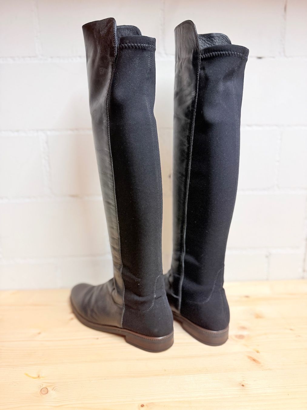 Globus Scarpe da donna: Globus Overknees schwarz Lammleder mit Stretch-Einsatz – Nuovo (secondo la descrizione) da Root venduto da Jo.Di 3