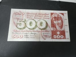 Schweiz 1970, 500 Franken