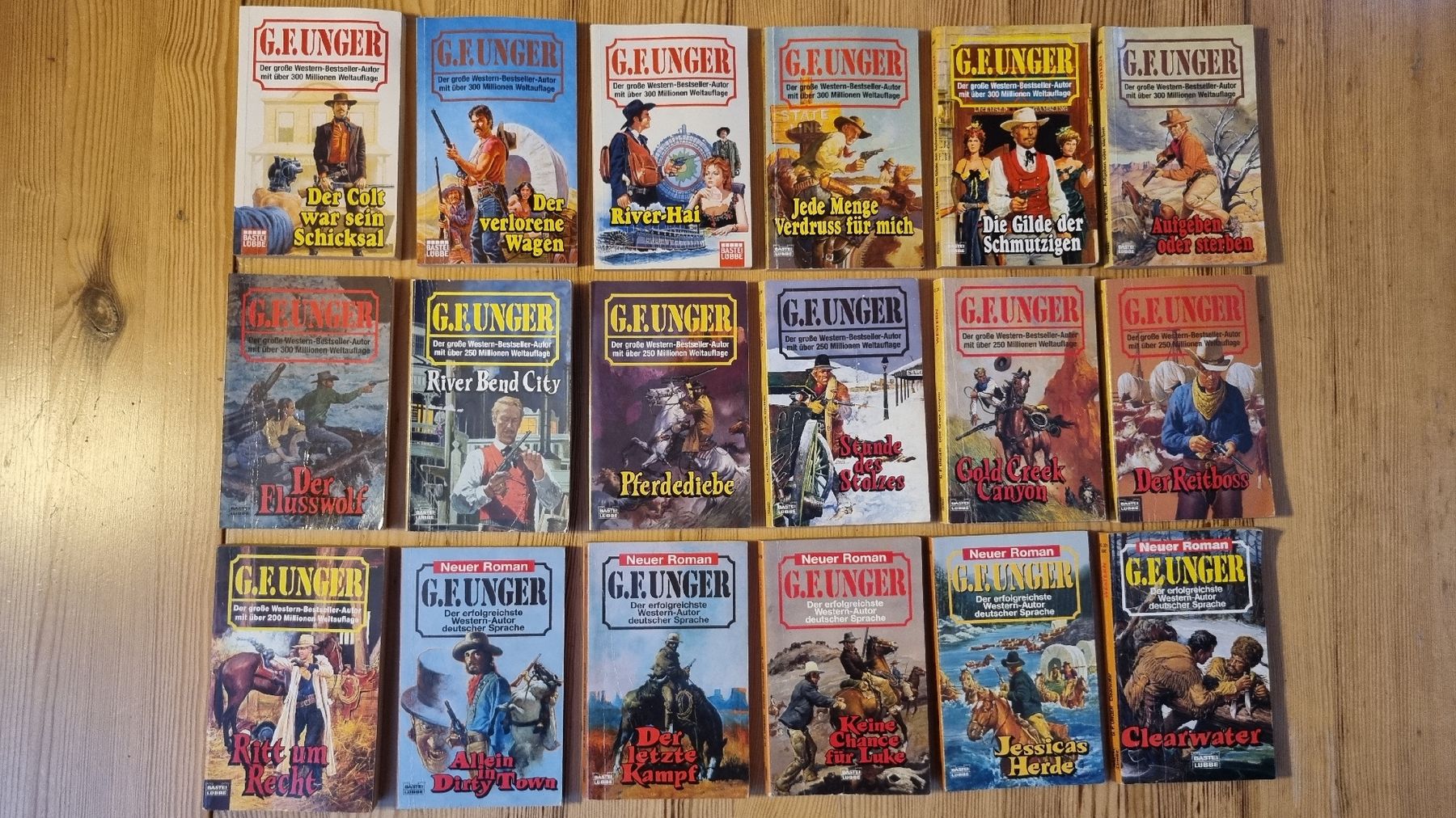 Libri: 18 TB,  G.F. UNGER, Western – Usato da Moosseedorf venduto da wau69